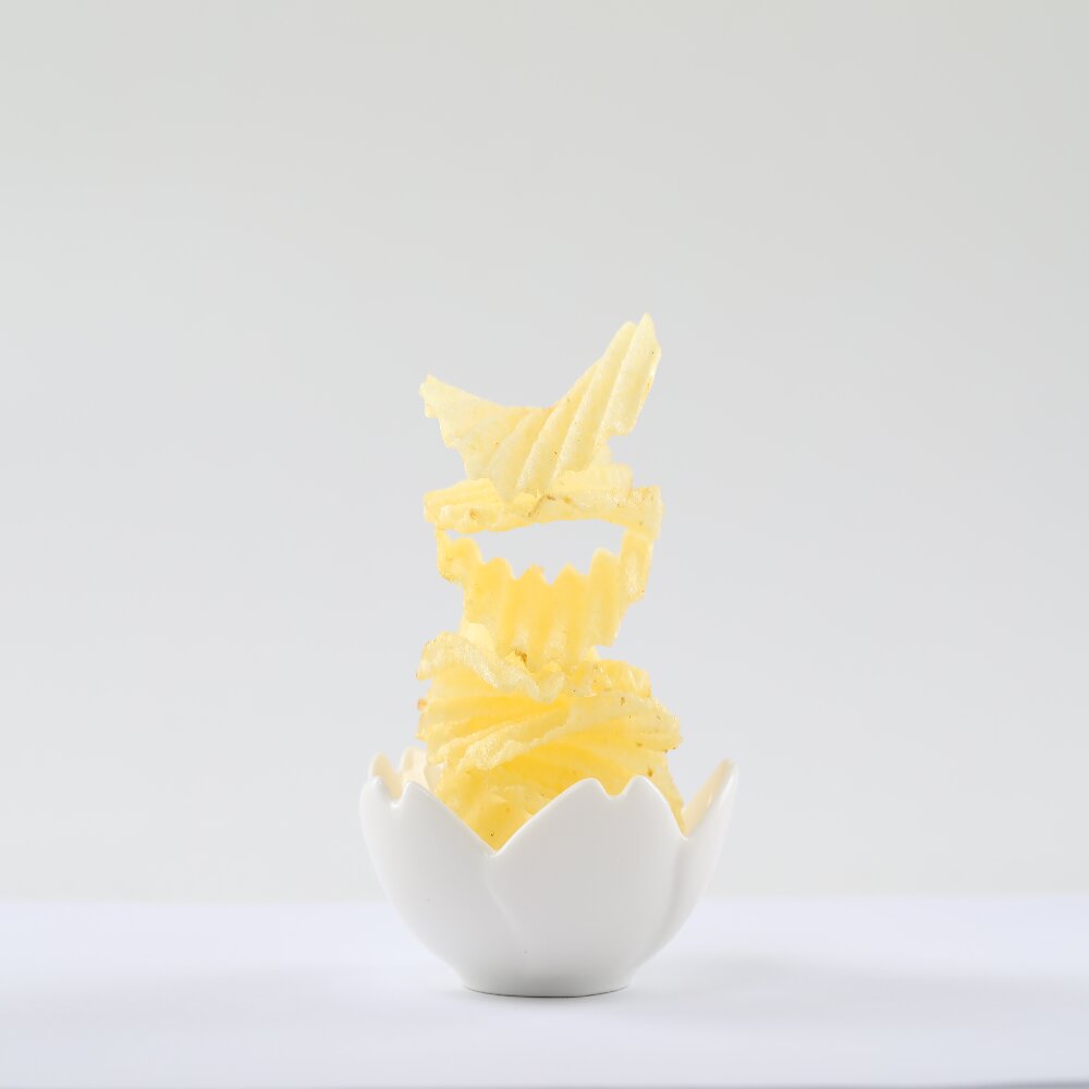 中式原切原味波浪薯片 整颗土豆鲜切非膨化 低盐健康不齁腻 波浪脆感翻倍