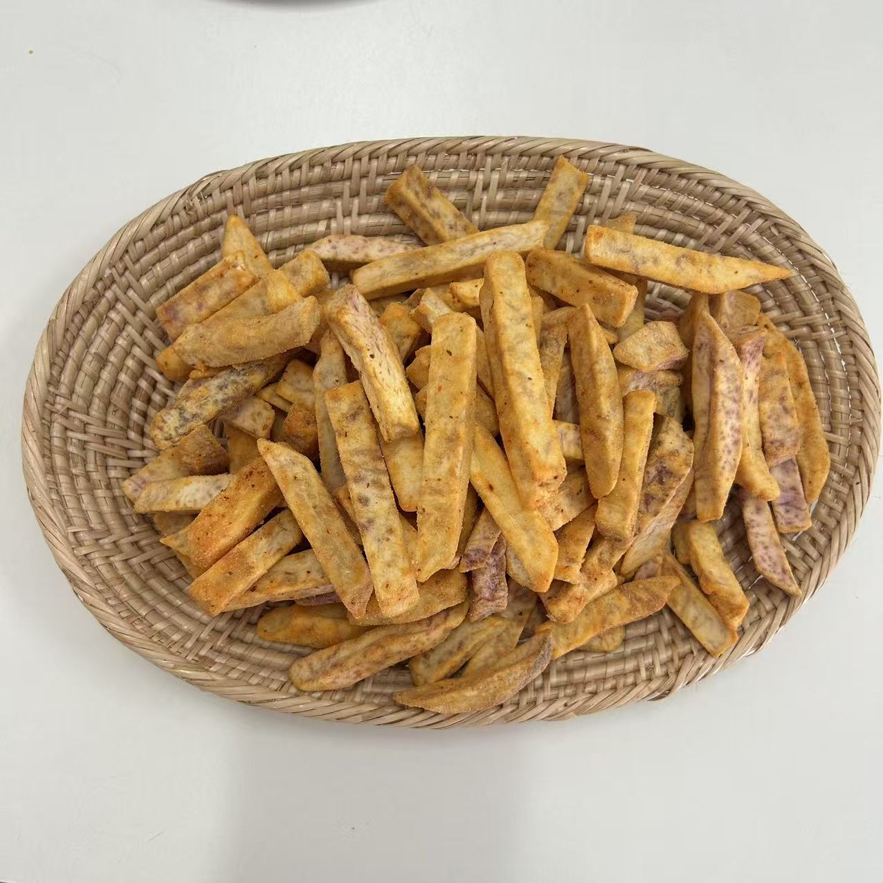 香到停不下来的咸蛋黄芋头条，芋头零食厂家